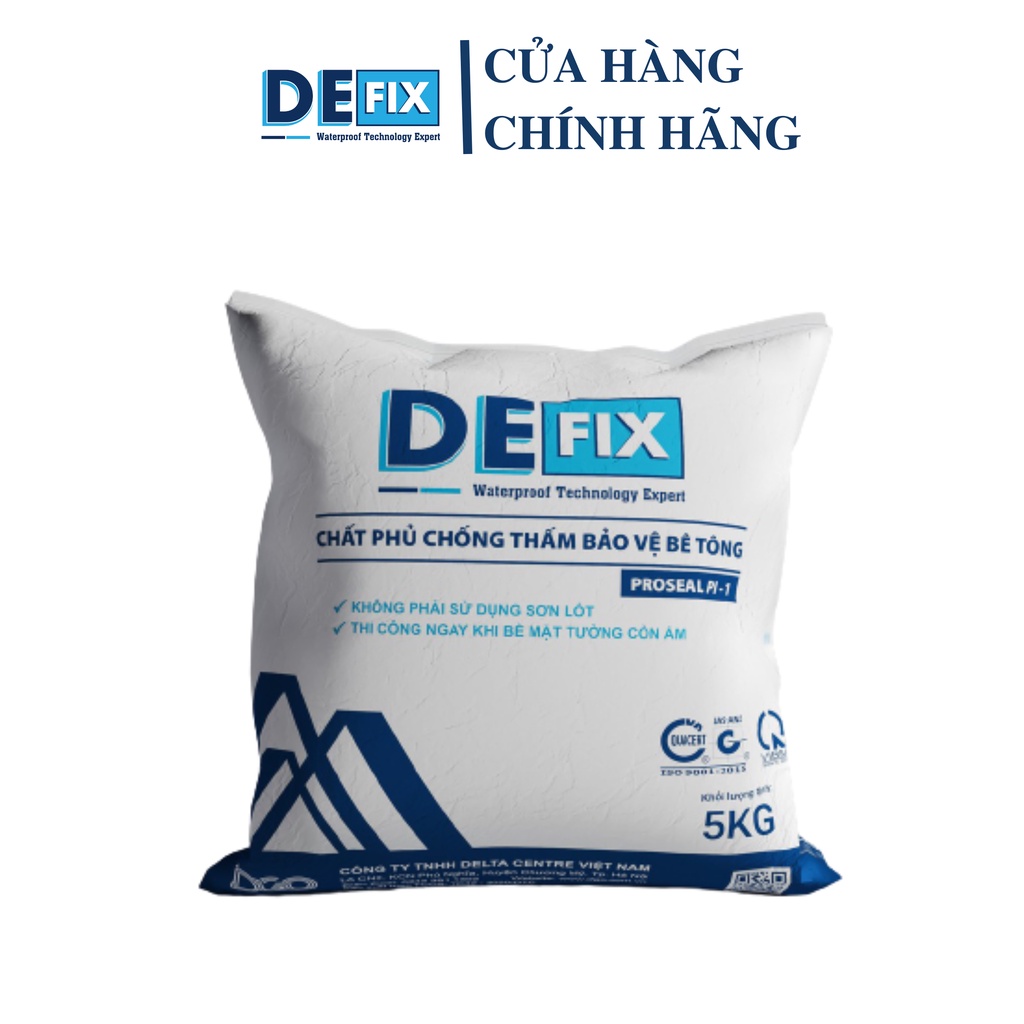 Chất chống thấm tường đứng DAVOSA Defix Proseal PI-1 loại 5kg