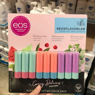 Son dưỡng môi EOS set 9 cây dạng thỏi