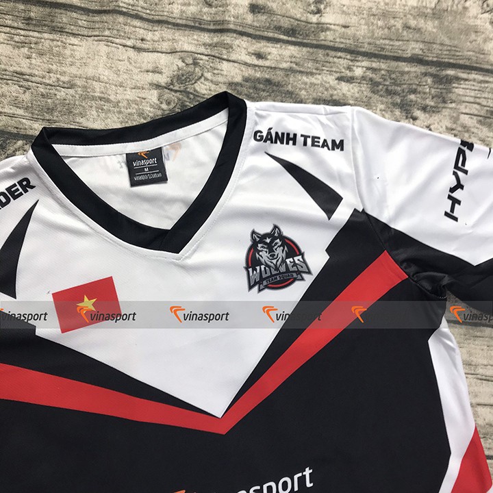 Áo thun game thủ thi đấu Esports nam ngắn tay – Mẫu thiết kế PUBG Wolves