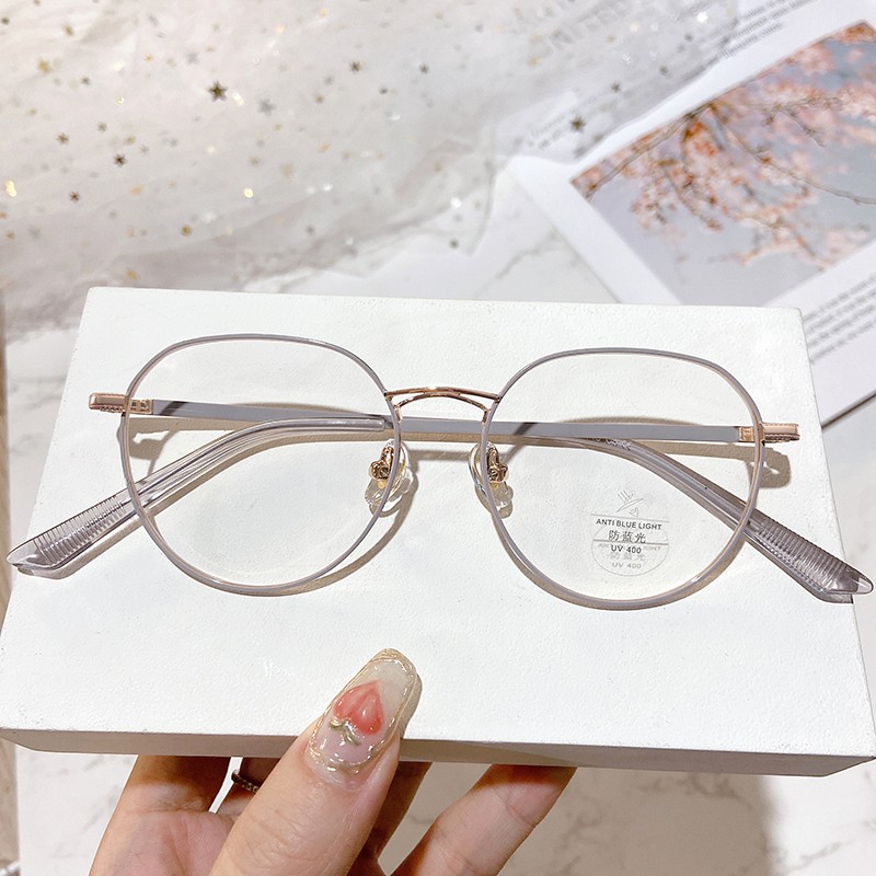 Mắt Kính Gọng Tròn Chống Ánh Sáng Xanh Thời Trang Cho Nam Nữjz5600 | BigBuy360 - bigbuy360.vn