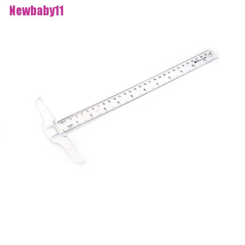 Thước Đo Hai Mặt Hình Vuông Bằng Nhựa Kích Thước 30cm Kích Thước 11Cm Tiện Dụng