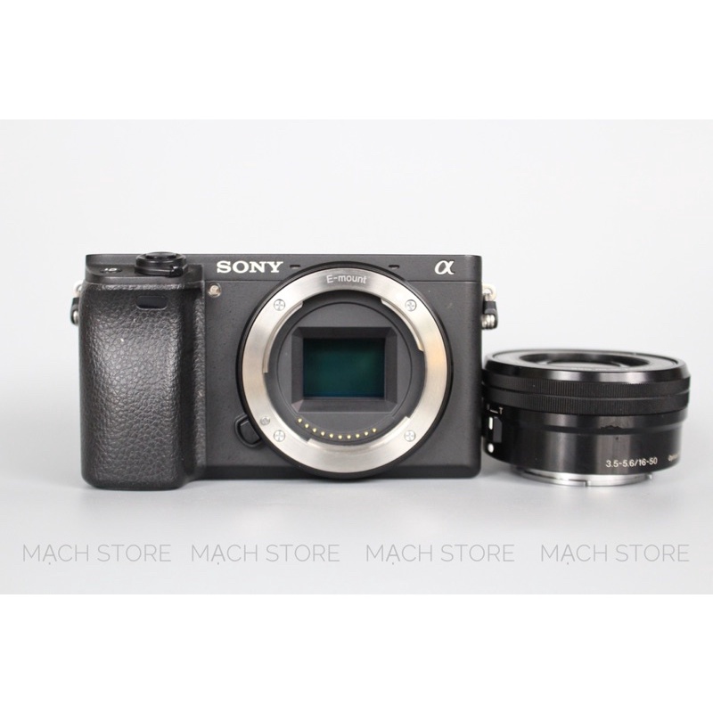 MÁY ẢNH SONY A6300 + KÈM LENS KIT  16-50MM F3.5-5.6 OSS PZ