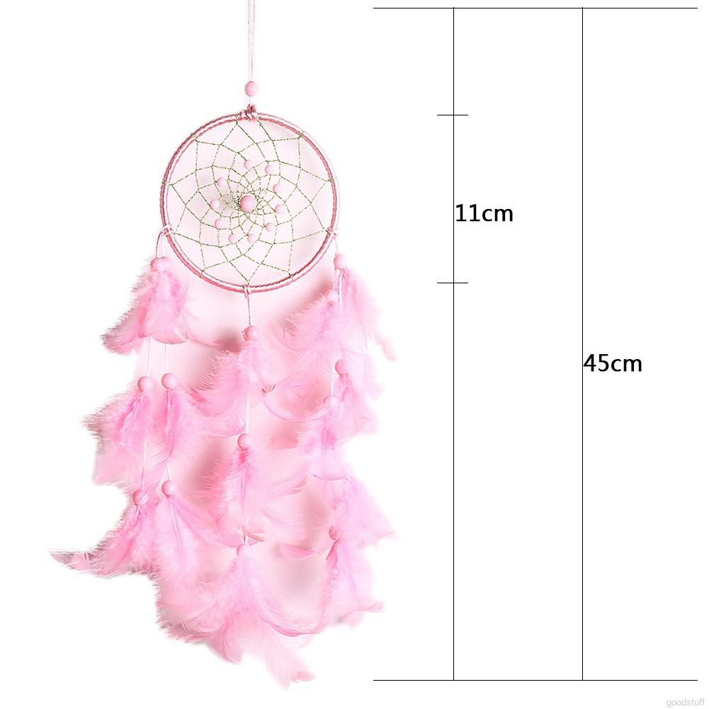 Dreamcatcher phối hạt và lông vũ phong cách cổ điển