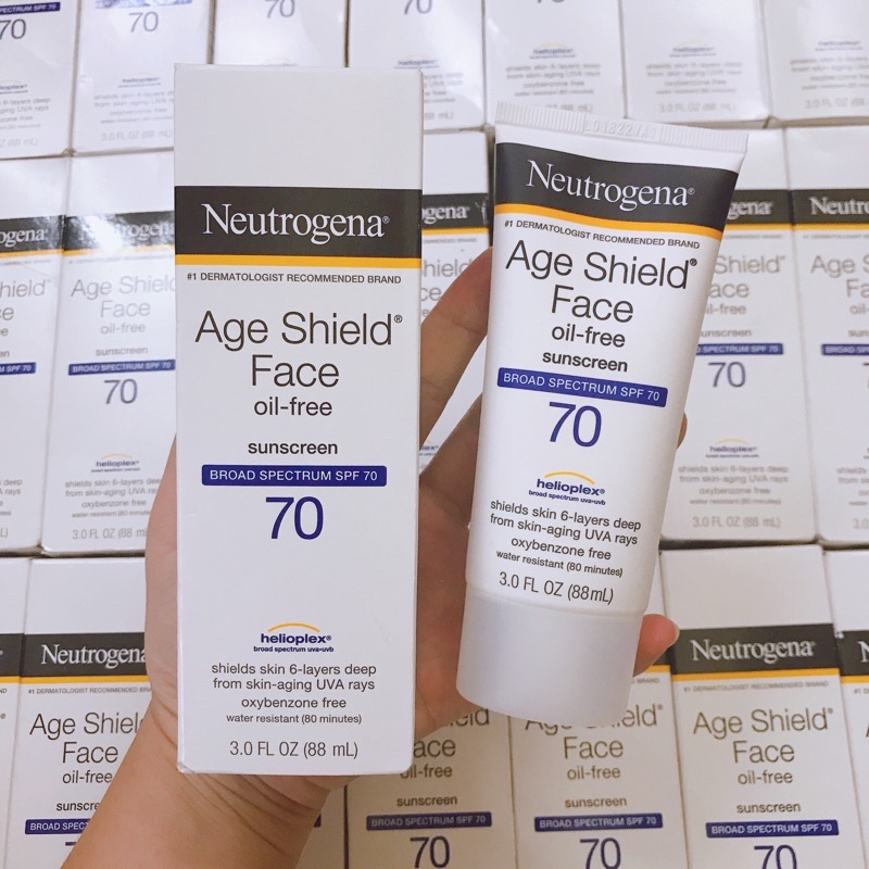 chống nắng cho mặt Neutrogena Age Shield 70spf