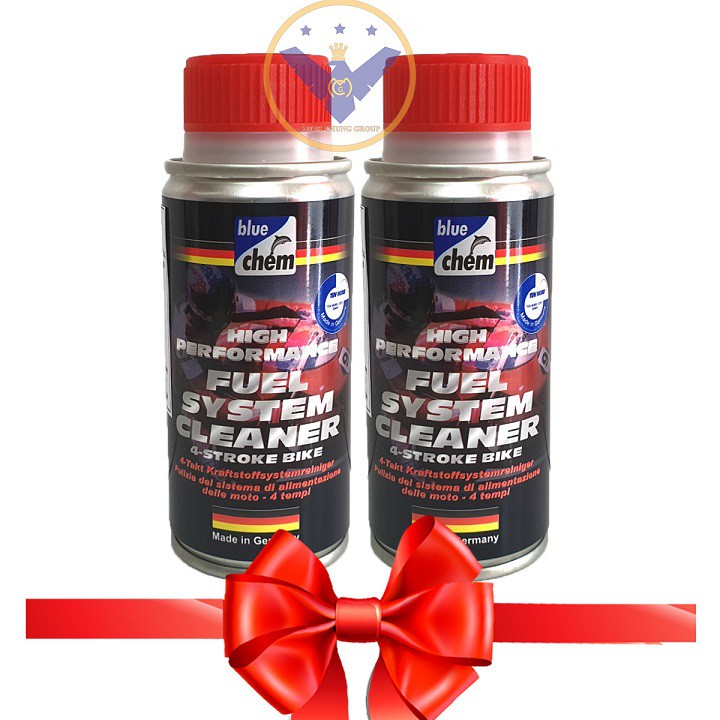 BỘ 2 Phụ gia vệ sinh hệ thống nhiên liệu xe máy Bluechem Fuel System Cleaner 50ml