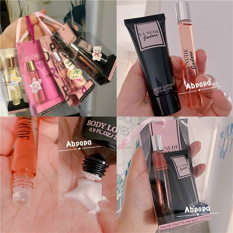 Set Nước Hoa 8ml + Dưỡng Thể 25ml mini cực thơm dai