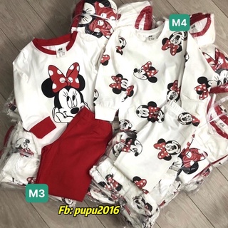 Set bộ cotton Mickey Minnie HM cho bé