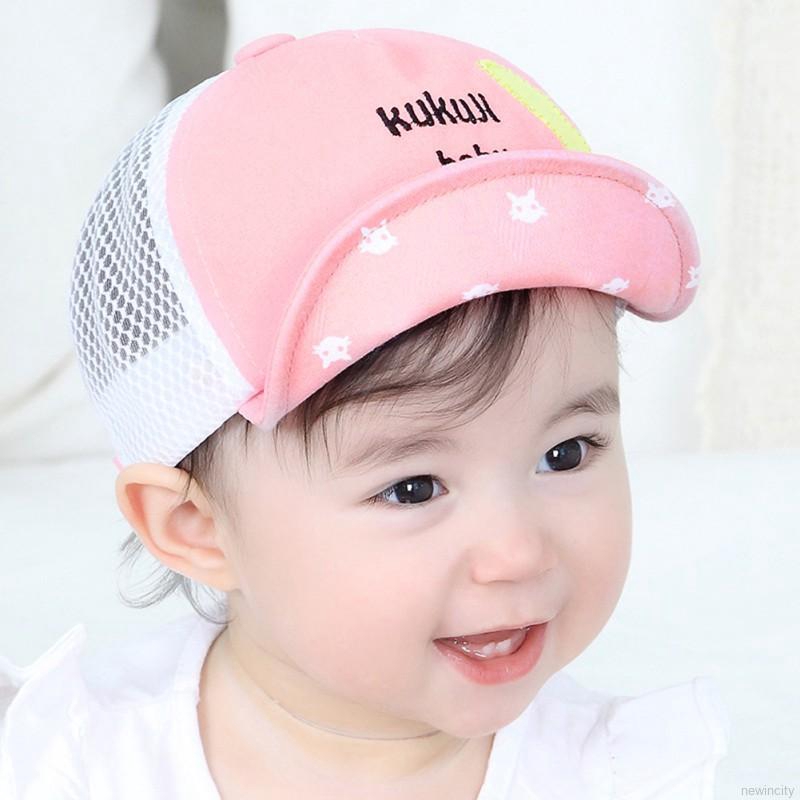 Nón chơi bóng chày bằng cotton thoáng khí dùng cho trẻ nhỏ