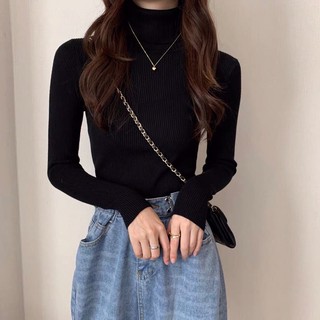 áo len tăm cao cổ