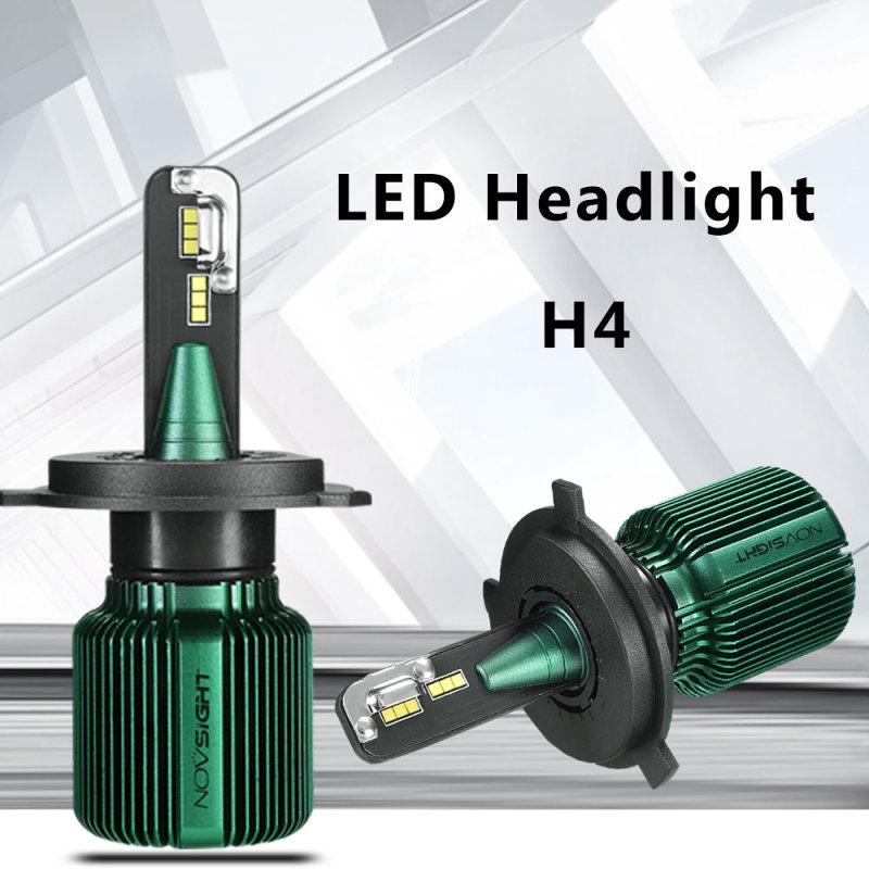 NovSight Đèn pha xe hơi N17 H4 9003 HB2 10000LM 6500K 40W