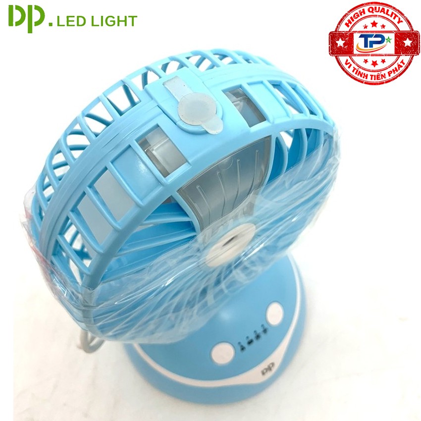 Quạt sạc tích điện có phun sương DP DP-7623 rất xinh xắn, tiện dụng, mát mẻ và bền đẹp