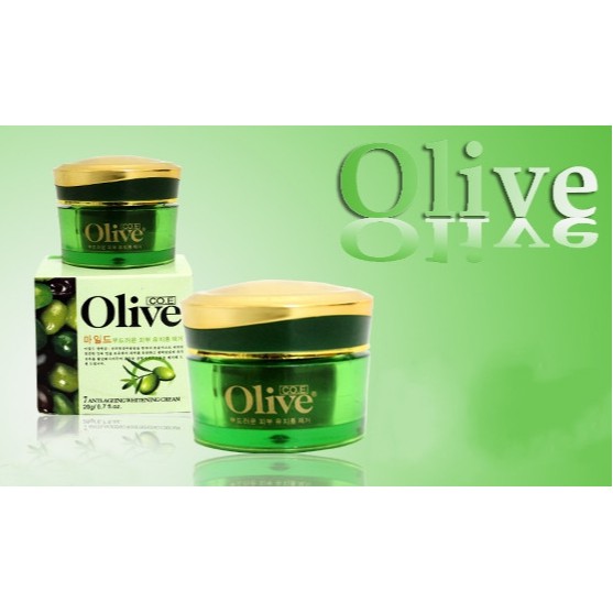 Kem hỗ trợ xóa nám dưỡng trắng da olive 20gr hàn quốc hiệu quả sau 7 ngày sử dụng