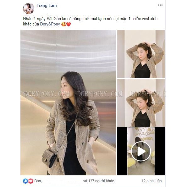 [Best seller] Áo Khoác VEST CARO KOREAN STYLE – AK017 DORYPONY (Giá HOT) | BigBuy360 - bigbuy360.vn