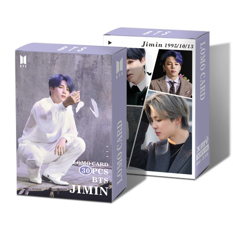 Hộp ảnh 30 tấm Lomo card từng thành viên BTS Map of the soul 7