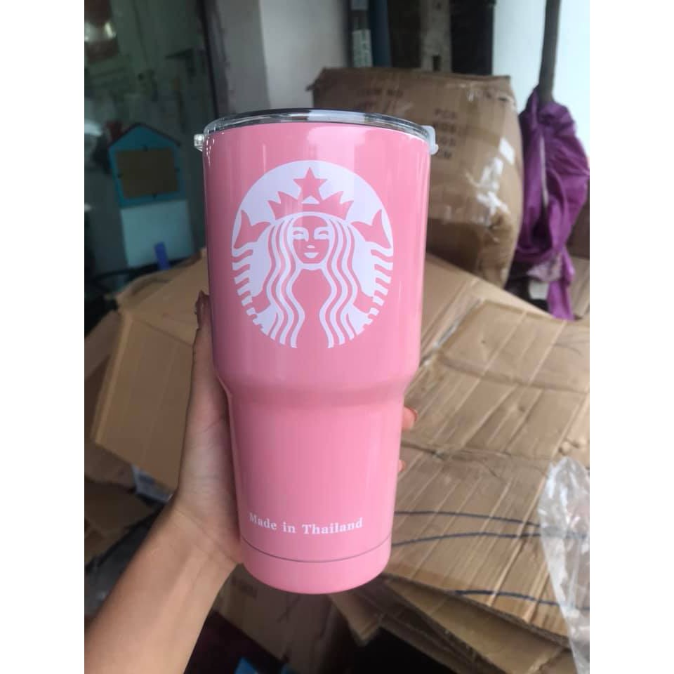 freeship50k Ly Giữ Nhiệt Inox 900ML Hình Kitty, Starbucks TẶNG KÈM ỐNG HÚT + CỌ ỐNG HÚT VÀ TÚI XÁCH