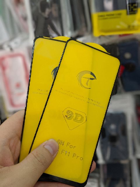 Cường lực 9D thế hệ mới cho Huawei Y9 Prime 2019 / Oppo F11 Pro dùng chung full màn bóng đẹp trơn mượt ôm màn 2.5D