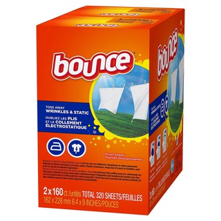 Giấy xả làm mềm vải và thơm quần áo Bounce 2x160 tờ - Hàng nhập khẩu