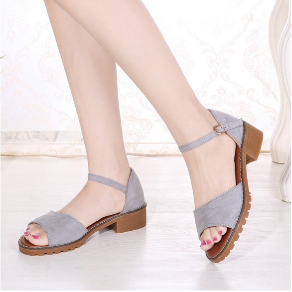 Giày sandal MYS quai ngang đế chiến binh SD0108