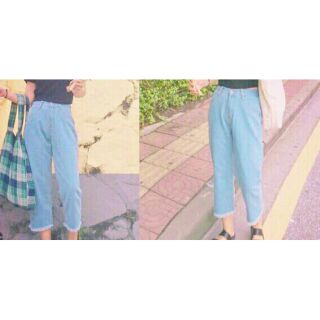 Quần baggy jeans ống rộng cực hot