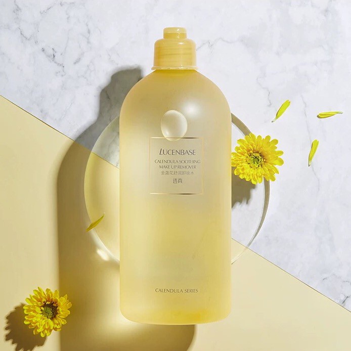 [LUCENBASE] Nước tẩy trang hoa cúc làm sạch dịu da Calendula Soothing Make Up Remover 500ml