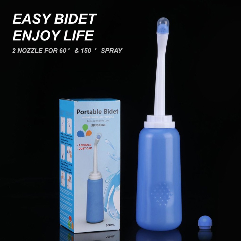 Vòi Xịt Vệ Sinh Toilet Dạng Nhấn Tiện Dụng Khi Đi Du Lịch