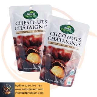 Hạt dẻ hấp chesnut organic 100GR DAN.D PAK hấp sẳn ăn liền