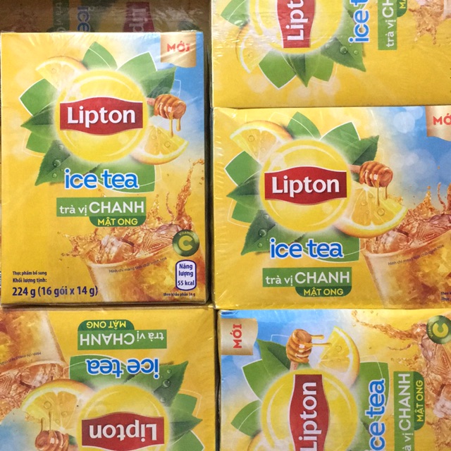 Trà chanh Lipton hoà tan 224g