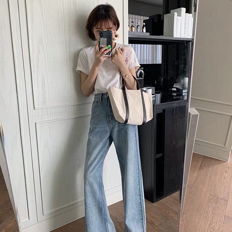 Quần harem Ống Rộng Lưng Cao Phong Cách Thời Trang Hàn Quốc 2022