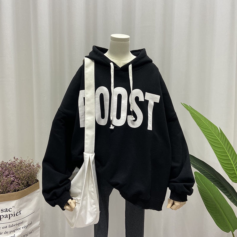 Áo Hoodie In Chữ Phong Cách Mới Cho Nữ