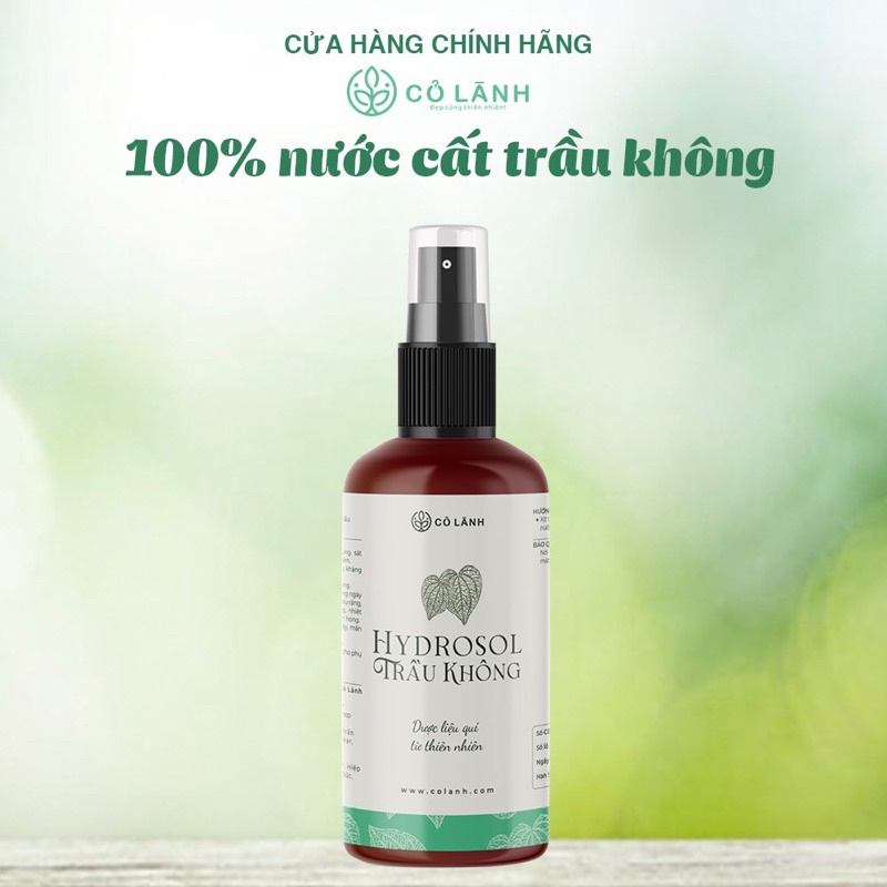 Nước cất Trầu không Cỏ Lành100ml