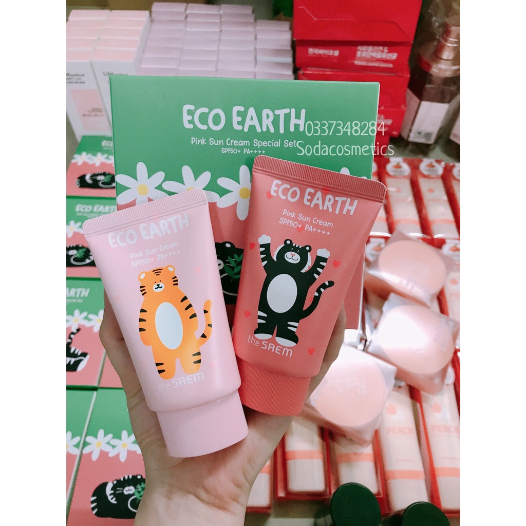 KEM CHỐNG NẮNG THESAEM  ECO EARTH POWDER