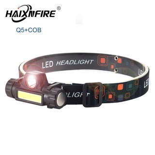  Haixnfire HP42 Đèn Pin Đeo Đầu Q5 + Bóng COB LED Chất Lượng Cao 