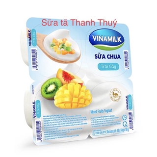 Sữa Chua Ăn Vinamilk Trái Cây - Vỉ 4 hộp x 100g