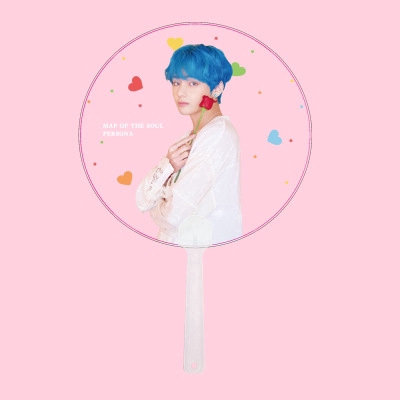 Star Entertainment Korea, Japan and South Korea Star BTS BTS JIMIN JIN SUGA V Transparent Fan Idol Ying Yuan Fan Souvenir