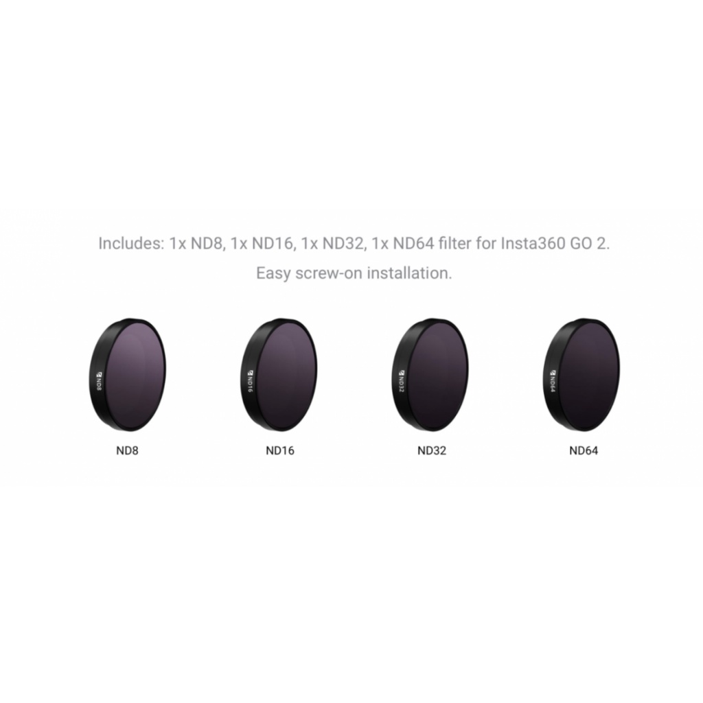 Bộ kính lọc chặn sáng Insta360 Go 2 ND4/ND8/ND16/ND32 FREEWELL - Chính Hãng