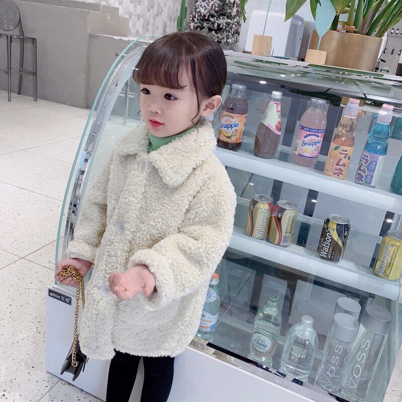 Áo Khoác Lông Cừu Bé Gái 7-35kg Thời Trang Baby Quảng Châu