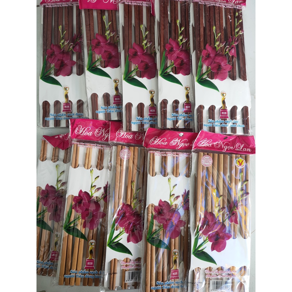 Đũa Gỗ Rồng Cao Cấp (Bộ 10 đôi)
