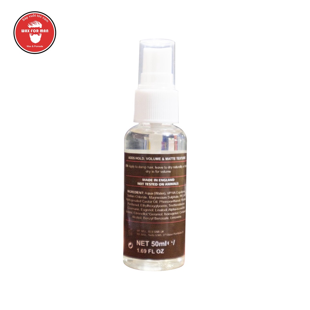 Xịt tạo phồng Dapper Dan Sea Salt Spray