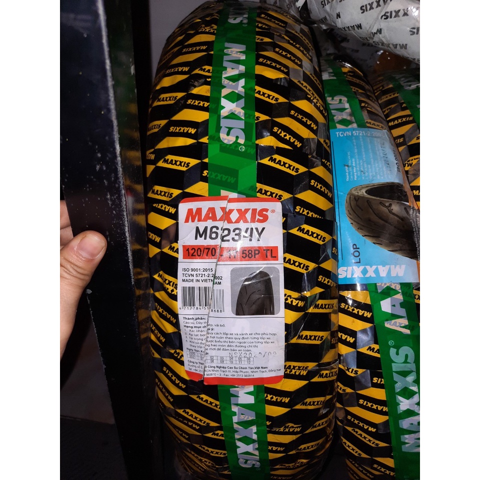 Vỏ Maxxis Không Ruột Chính hãng Cho Ex, Win, Rai,....Future, Wave, ............