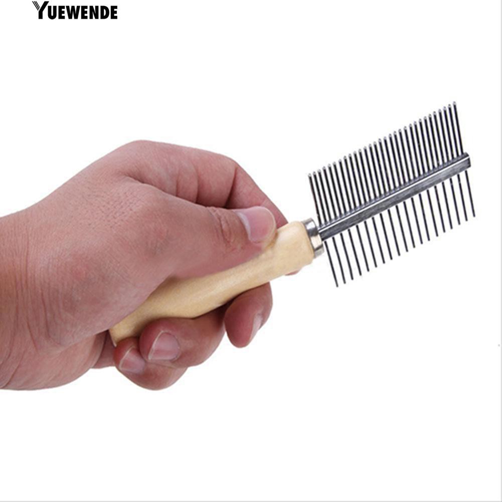 Bàn chải mát xa chải lông cho chó mèo gồm 2 mặt tiện dụng