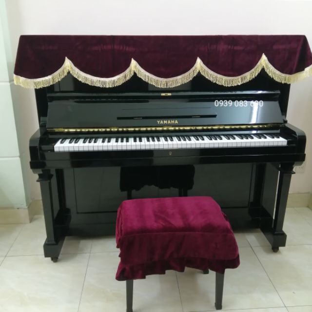 Combo khăn phủ đàn và ghế Piano cơ, Piano điện