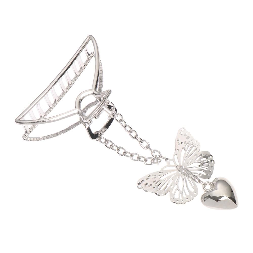 Kẹp Tóc Hình Bướm Bằng Kim Loại Phong Cách Hàn Quốc Mới Cho Nữ