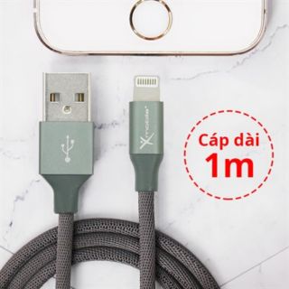Cáp Lightning 1m Xmobile LTL-01 Xanh rêu