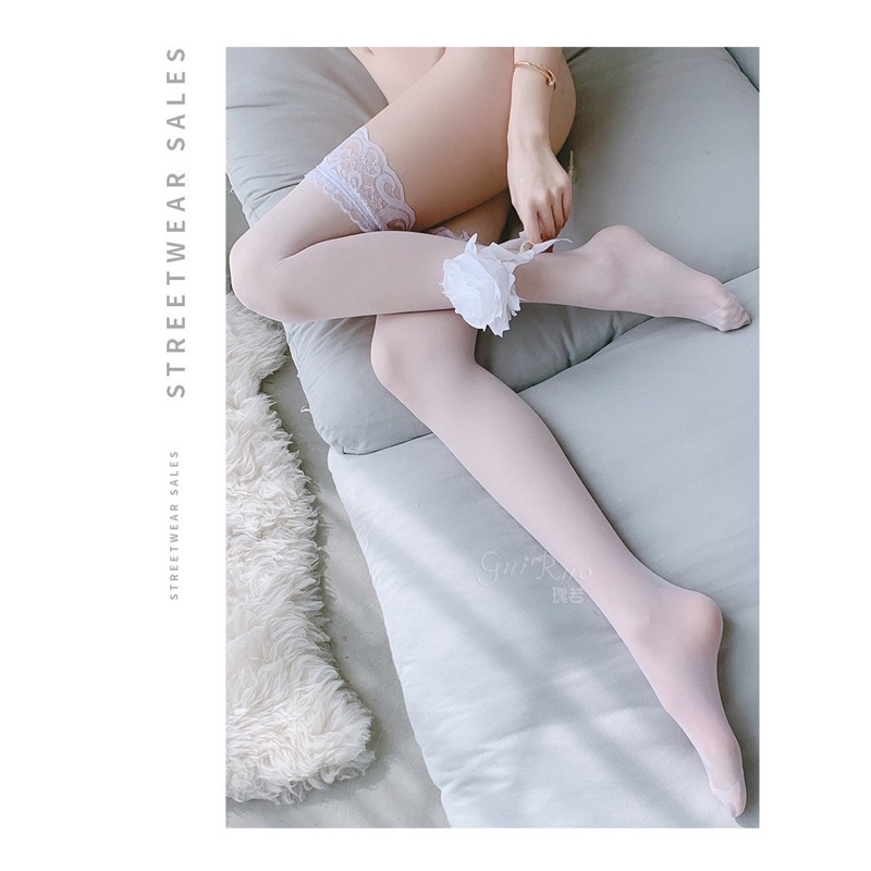 Tất ren đùi siêu sexy