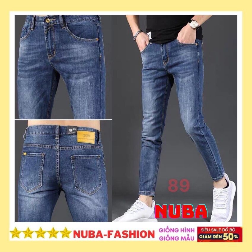 Quần jean nam đẹp giá rẻ giống hình giống mẫu,quần bò NUBA 89 | BigBuy360 - bigbuy360.vn