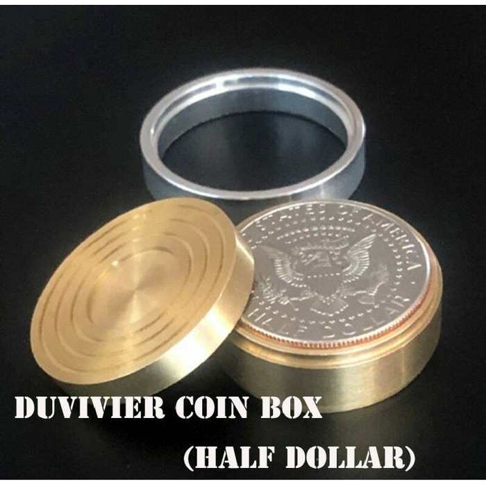 Dụng cụ ảo thuật thú vị: Duvivier Coin Box (Half Dollar) by Dominique Duvivier