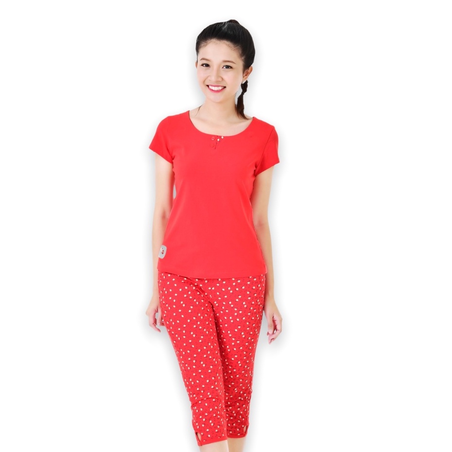 Bộ Mặc Nhà Gia Hồi Quần Lửng M
