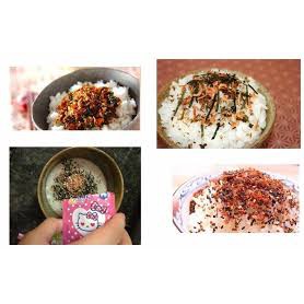 [BIG SALE] RẮC CƠM THẬP CẨM HELLO KITTY 5 vị 20 gói- HÀNG NHẬT NỘI ĐỊA