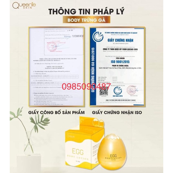 BODY TRỨNG VÀNG (tặng huyết thanh kích trắng ) queenie skin | BigBuy360 - bigbuy360.vn