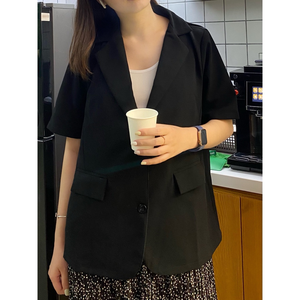 Áo Khoác Blazer, Áo Vest Nữ Ngắn Tay Phong Cách Hàn Quốc | BigBuy360 - bigbuy360.vn